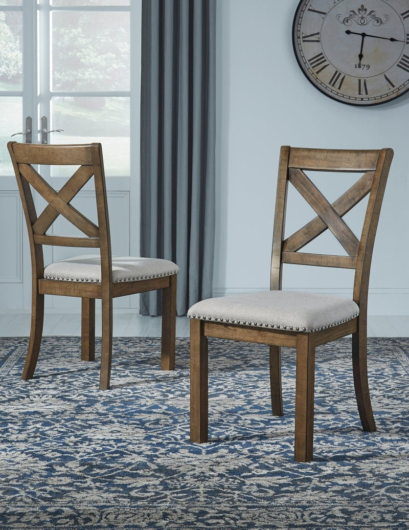 Moriville Dining Height UPH Side Chair (Set of 2) - WCC Furniture & Mattress Center Lafayette & Lake Charles