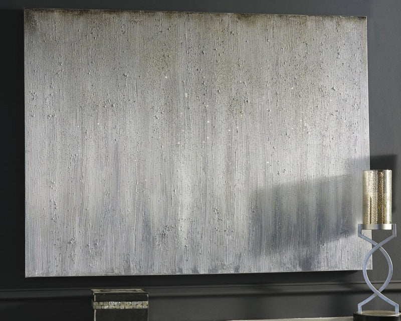 Paytah Silver Finish Wall Art - WCC Furniture & Mattress Center Lafayette & Lake Charles