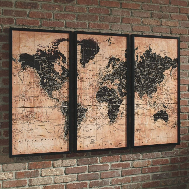 Pollyanna Tan/Black Wall Art Set (3/CN) - WCC Furniture & Mattress Center Lafayette & Lake Charles