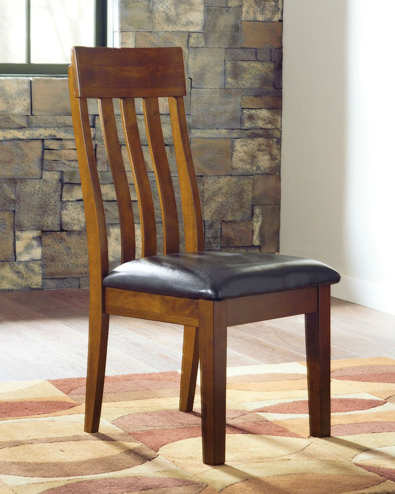 Ralene Medium Brown Dining UPH Side Chair (set of 2) - WCC Furniture & Mattress Center Lafayette & Lake Charles