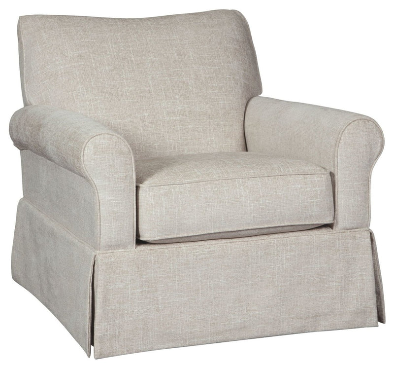 Searcy Quartz Swivel Glider Accent Chair - WCC Furniture & Mattress Center Lafayette & Lake Charles