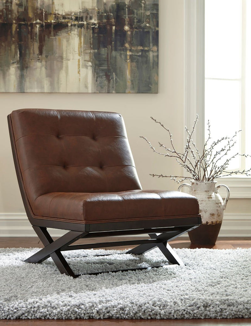 Sidewinder Brown Accent Chair - WCC Furniture & Mattress Center Lafayette & Lake Charles