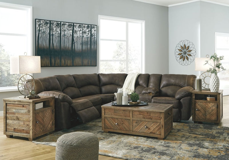 Tambo Canyon LAF/RAF Reclining Loveseat Sectional - WCC Furniture & Mattress Center Lafayette & Lake Charles