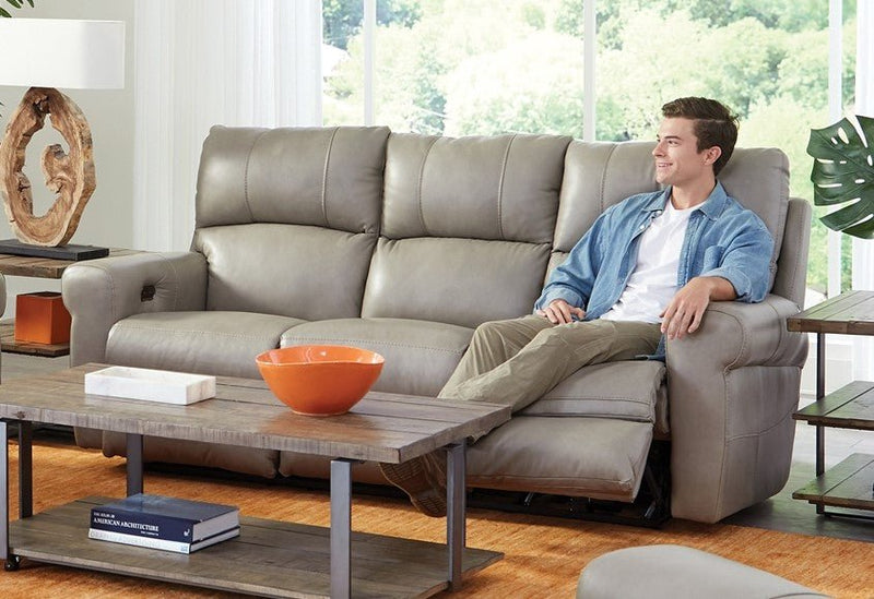 Torretta Putty Powered Reclining Sofa - WCC Furniture & Mattress Center Lafayette & Lake Charles