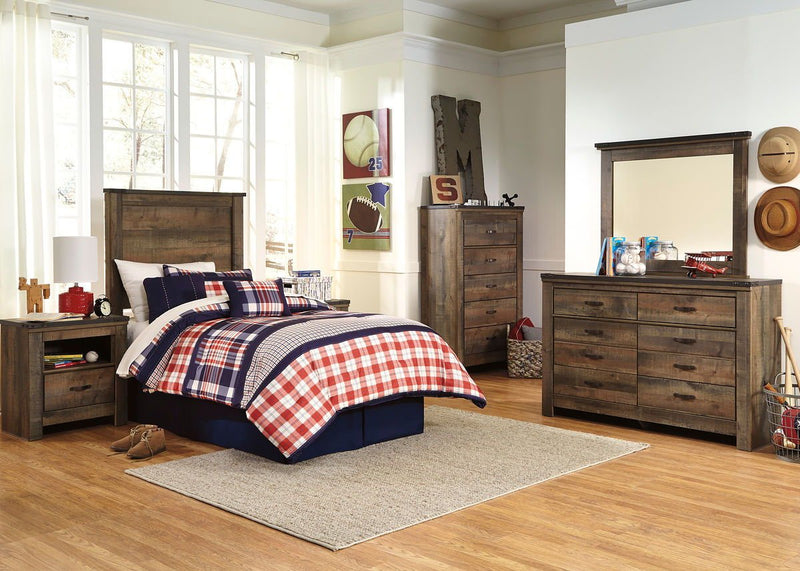 Trinell Brown Dresser & Mirror - WCC Furniture & Mattress Center Lafayette & Lake Charles