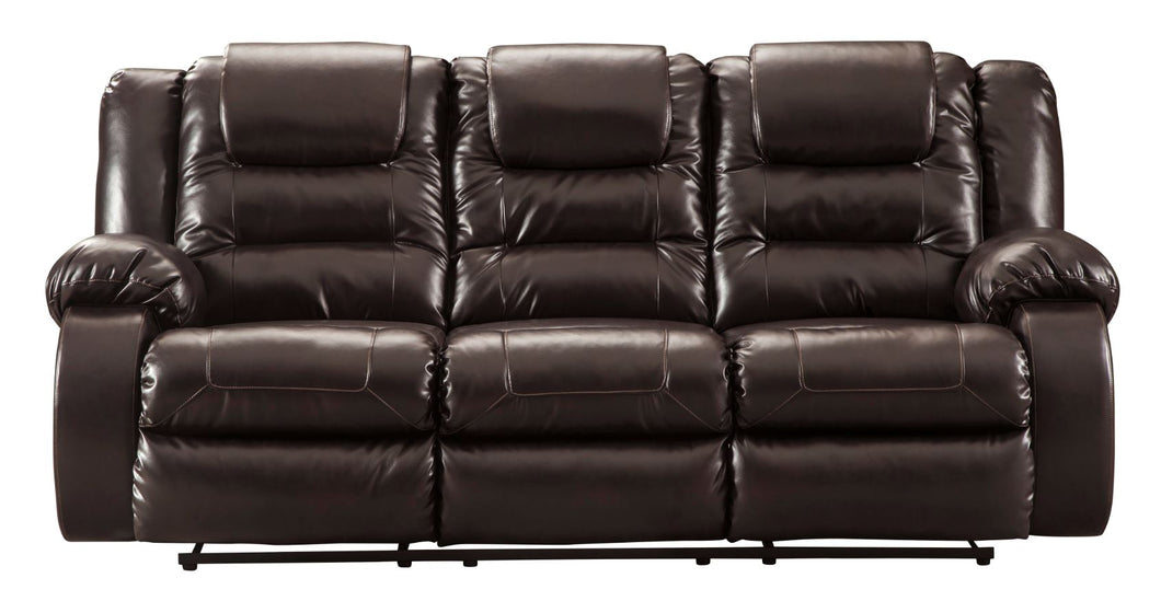 Vacherie Chocolate Reclining Sofa/Couch