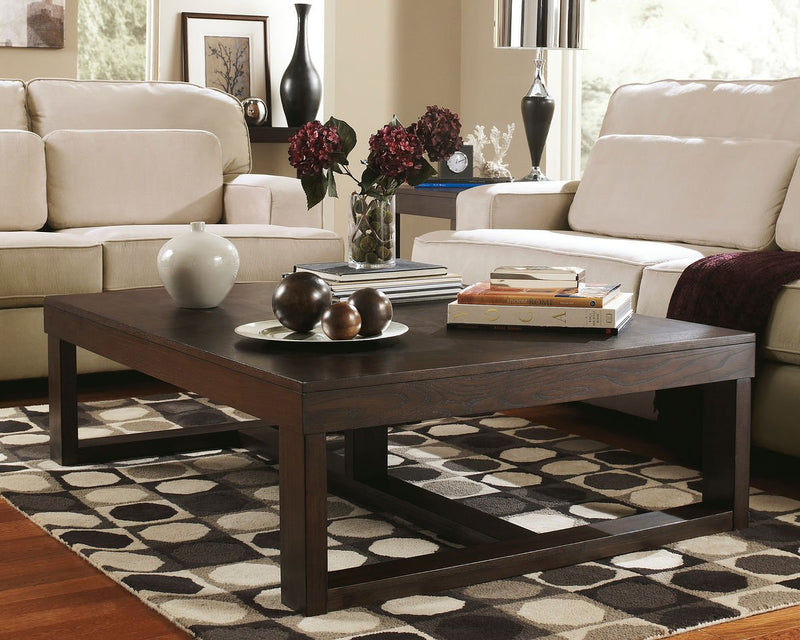 Watson Dark Brown Cocktail Table - WCC Furniture & Mattress Center Lafayette & Lake Charles