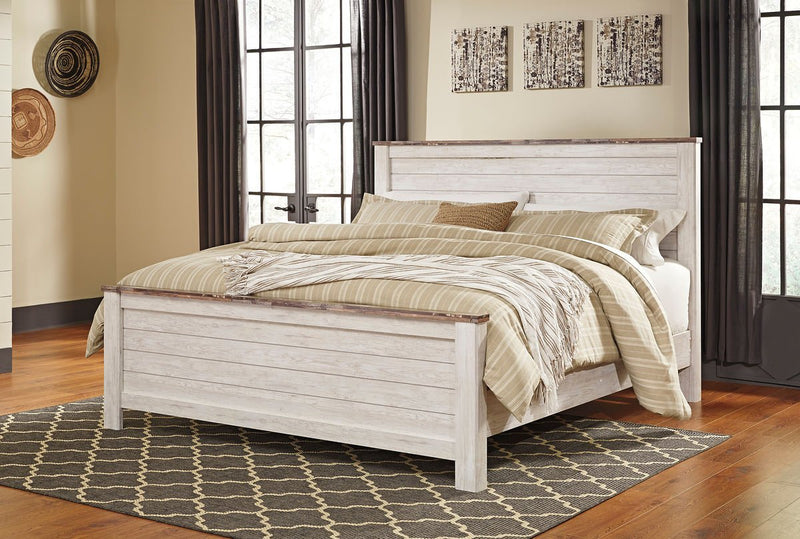 Willowton Panel Bed - WCC Furniture & Mattress Center Lafayette & Lake Charles