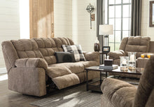 Load image into Gallery viewer, Workhorse Cocoa Reclining Sofa/Couch
